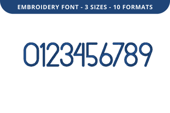 Adore Me Font 0 to 9: A Premium Embroidery Choice