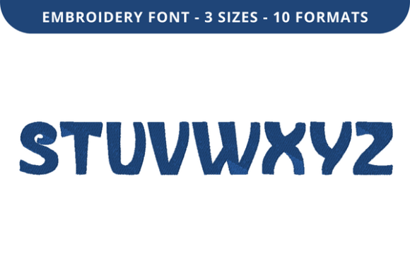 City Swirl Font S to Z: A Festive Embroidery Choice