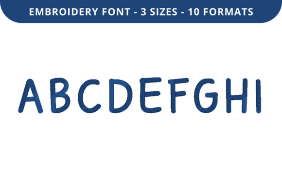 Cloudbird Font a to I: A Premium Embroidery Choice