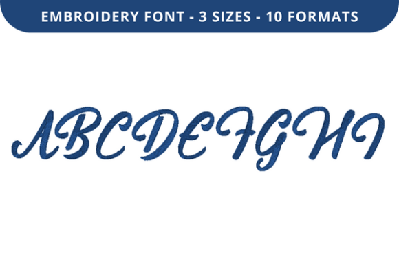 Fenden Font a to I: A Premium Embroidery Choice