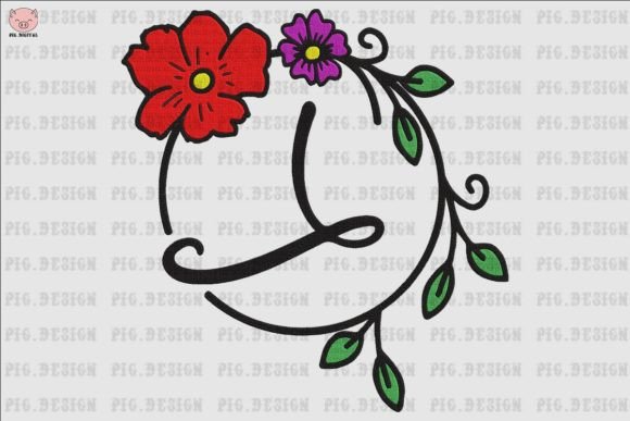 Flower Font L: A Designer’s Review for Personalized Gifts