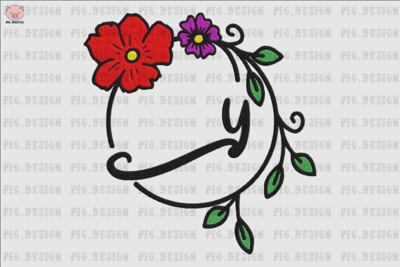 Flower Font Y: An Embroidery Seller’s Review