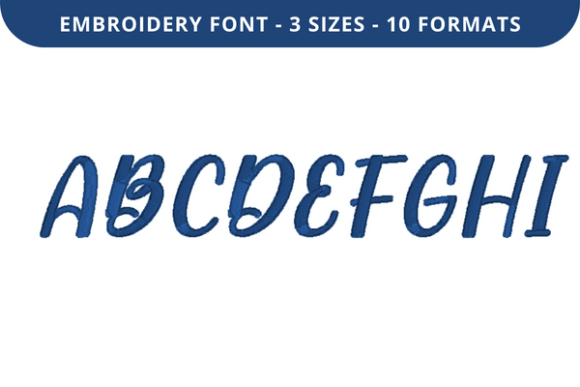 Fornever Font a to I: A Versatile Embroidery Choice