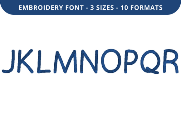Kindred Font J to R: A Premium Embroidery Choice