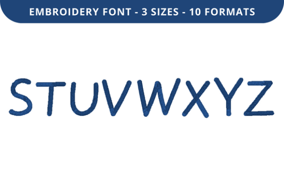 Kindred Font S to Z for Unique Apparel