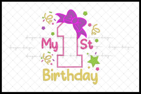 My 1st Birthday: A Sweatshirt Embroidery Review
