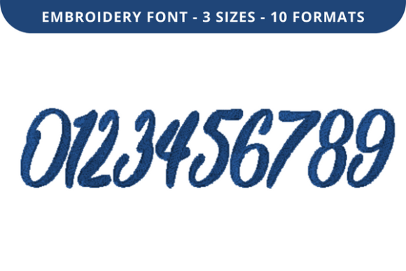 Review: Bright Future Font 0 to 9 for Holiday Embroidery