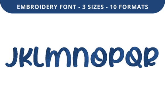 Review: Megahs Font J to R for Seasonal Embroidery