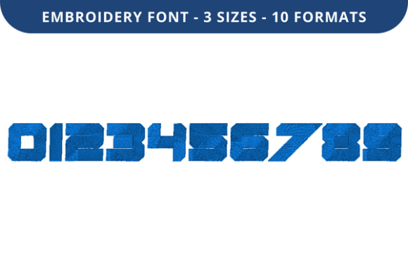 Review: Metal Dude Font 0 to 9 for Embroidery