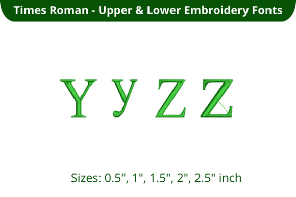 Times Roman Font YZ: A Holiday Embroidery Review